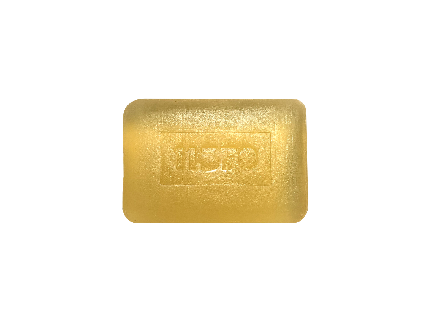 Sabonete de Glicerina Dourado - 125G formulado com óleo de rícino, óleo de côco e enriquecido com glicerina