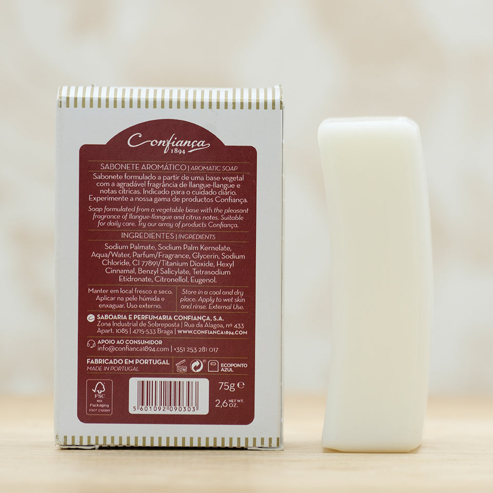 Sabonete de base vegetal enriquecido com uma agradável fragrância.